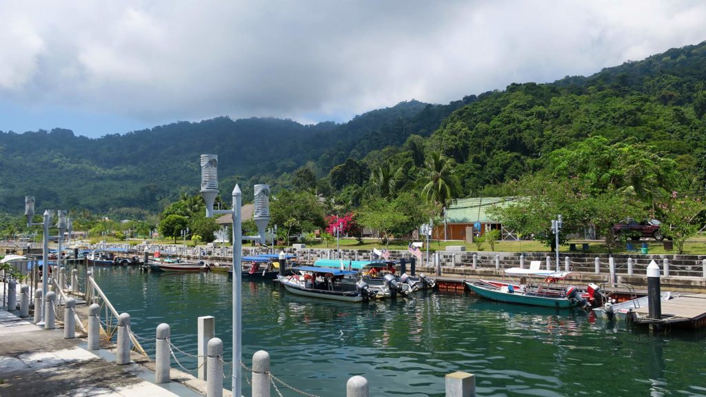 Kampung Tekek on the island of Tioman