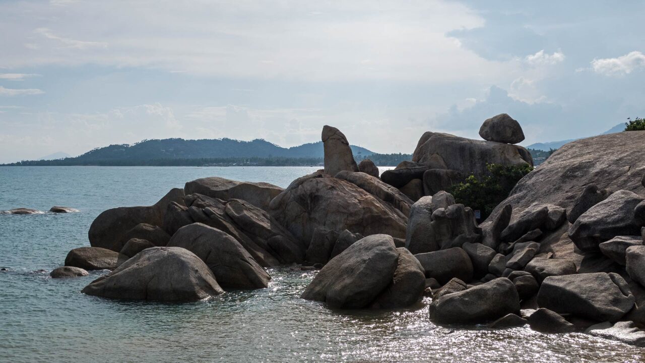 Hin Ta und Hin Yai - Grandfather and Grandmother Rock in Lamai, Koh Samui