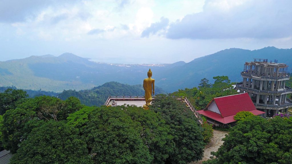 The view from Wat Teepangkorn on Koh Samui