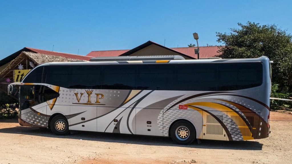 Ein VIP Bus von Hpa An nach Yangon in Myanmar