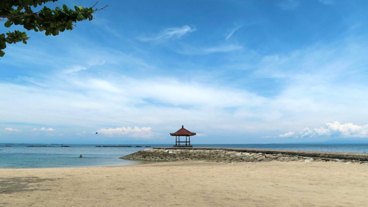 Nusa Dua Beach in Bali, Indonesien