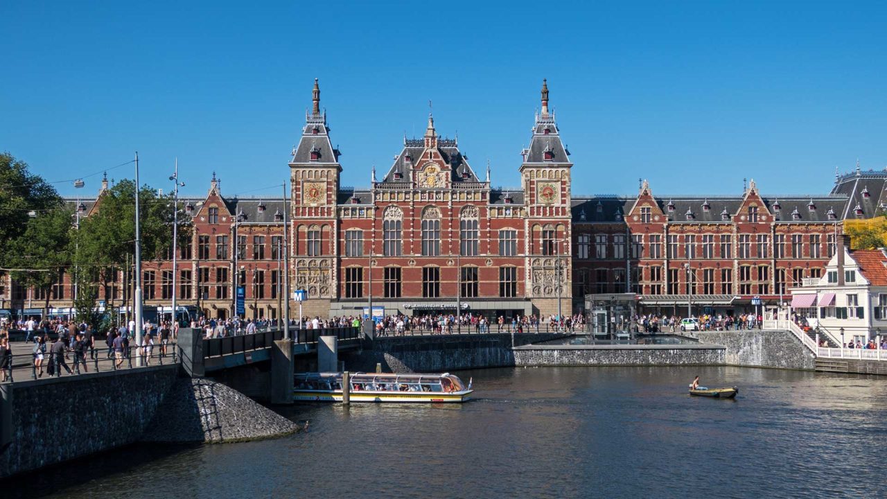 The Amsterdam Centraal Station