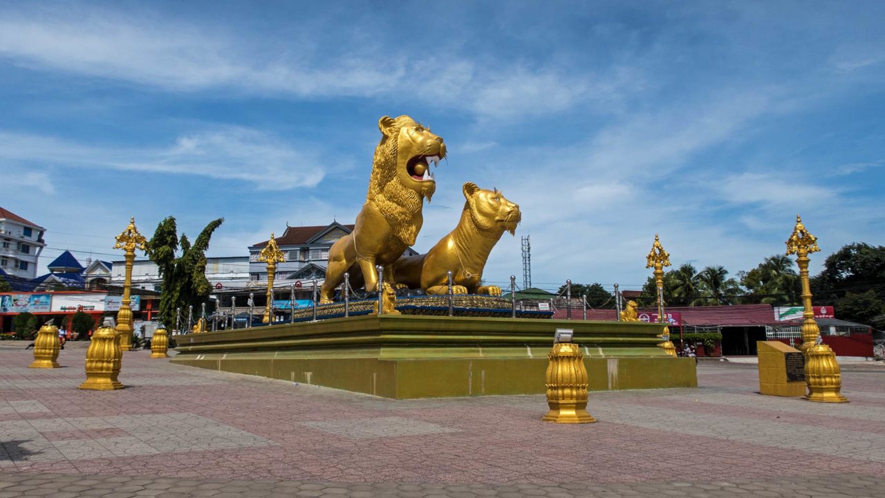 Der Golden Lion Circle von Sihanoukville