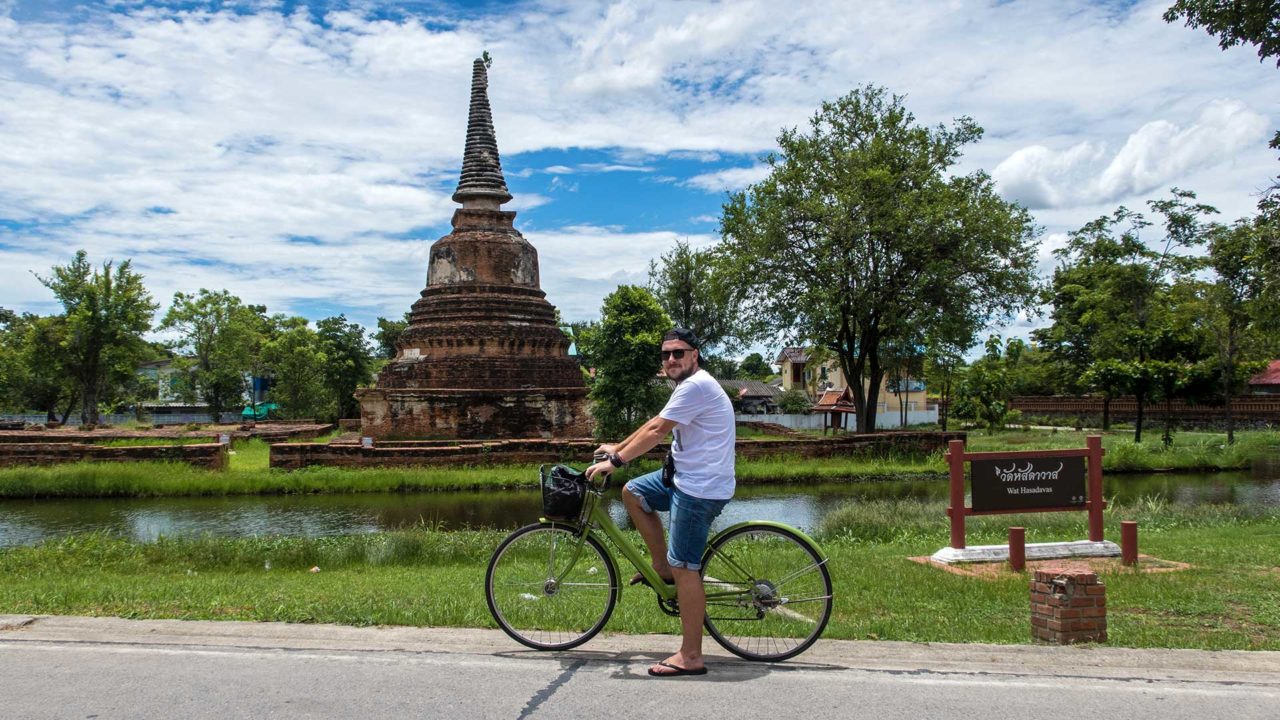 Fahrradtour zu den Tempeln in Ayutthaya