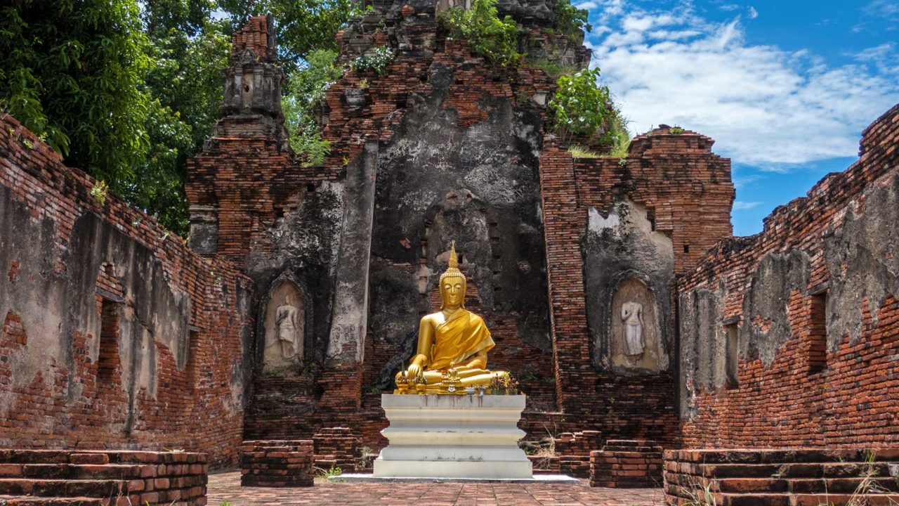 Der unbekannte Tempel Wat Choeng Tha in Ayutthaya