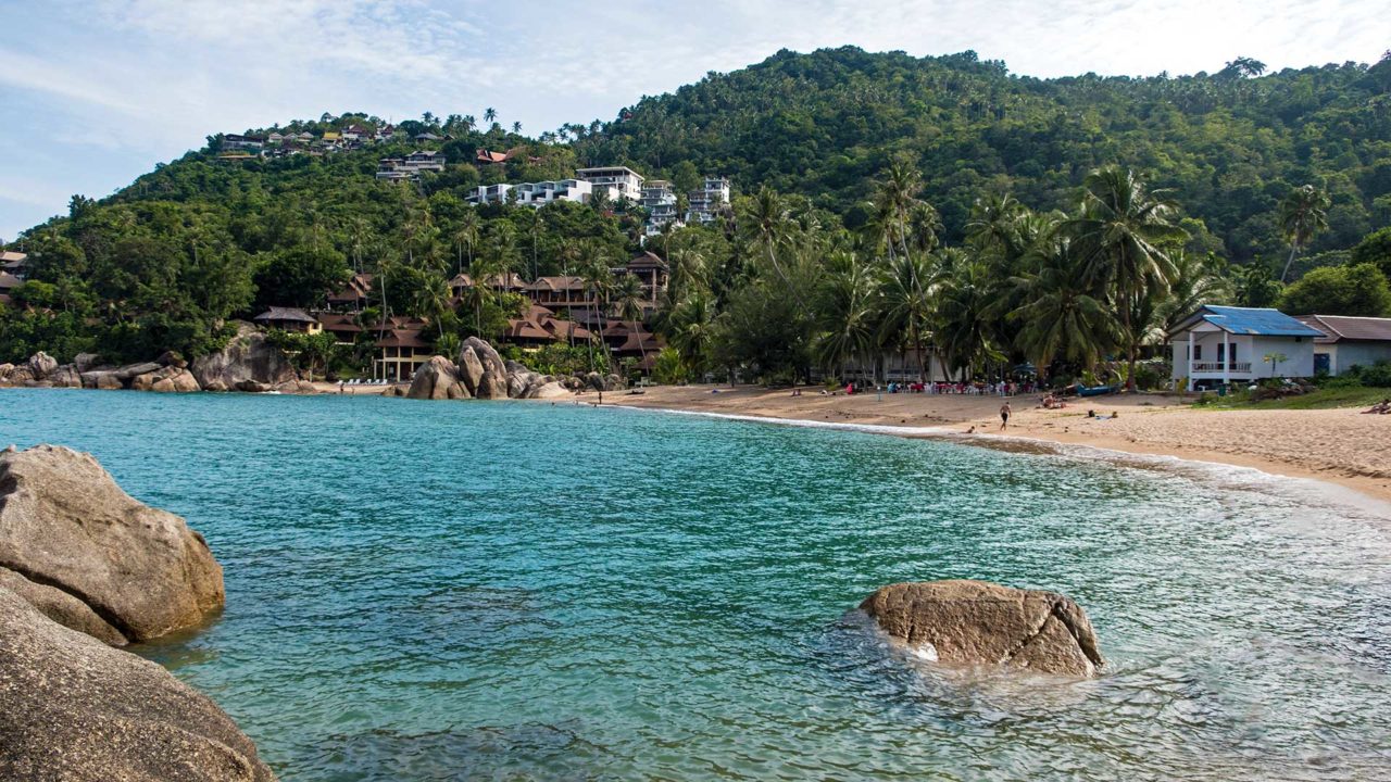The Coral Cove Beach in the east of Koh Samui