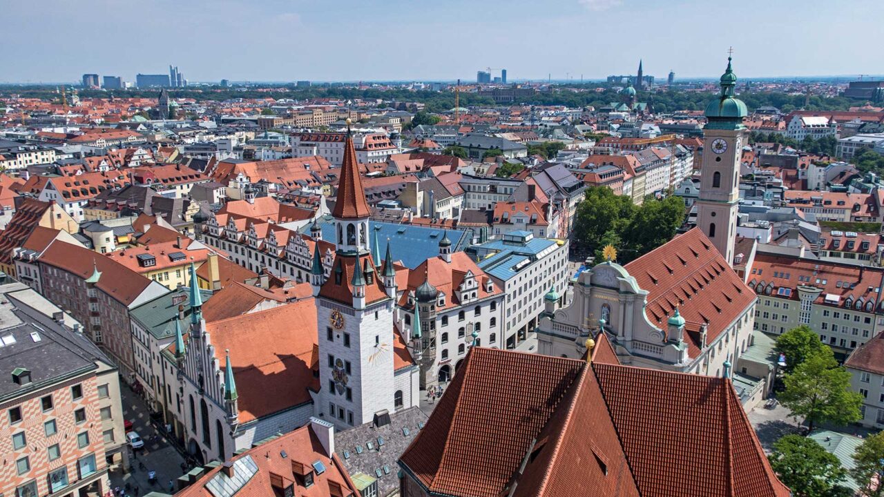 Aussicht vom alten Peter auf München