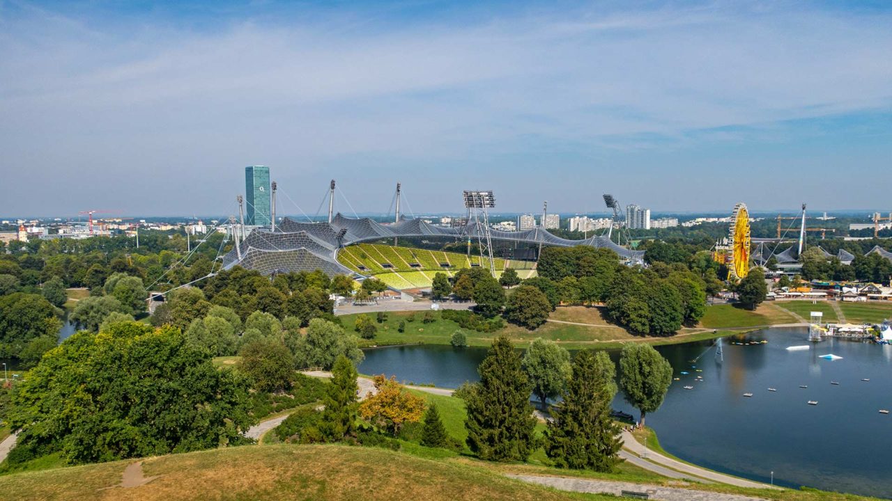 Das Münchener Olympiastadion