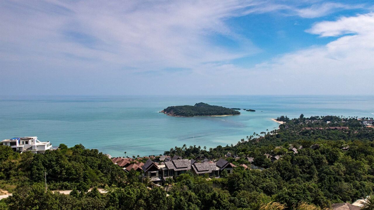 Aussicht vom geheimen Viewpoint Baan Fan Noi, Koh Samui