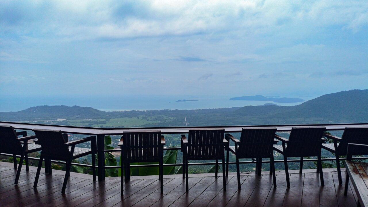 Ausblick vom Giant Summit auf den Süden von Koh Samui