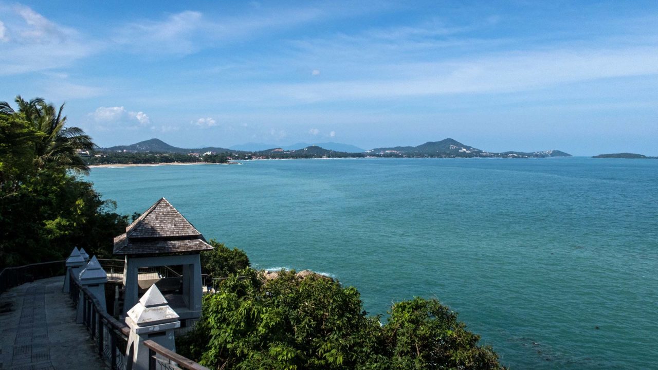 Ausblick auf Chaweng von Lat Ko Viewpoint auf Koh Samui