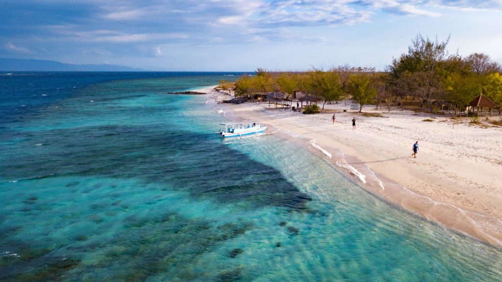Gili Kondo in the east of Lombok taken with the drone