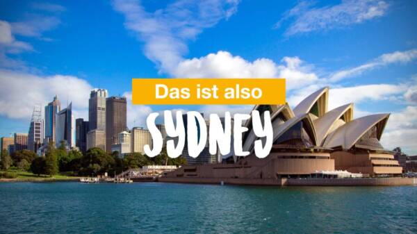 Das ist also Sydney…