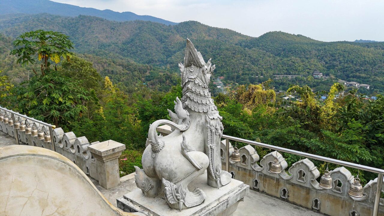 Aussicht vom Wat Phra That Si Mueang Pong, Samoeng Loop, Chiang Mai