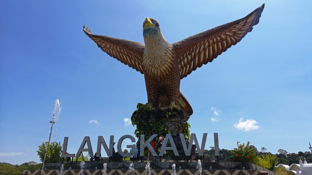The famous Eagle Square of Langkawi