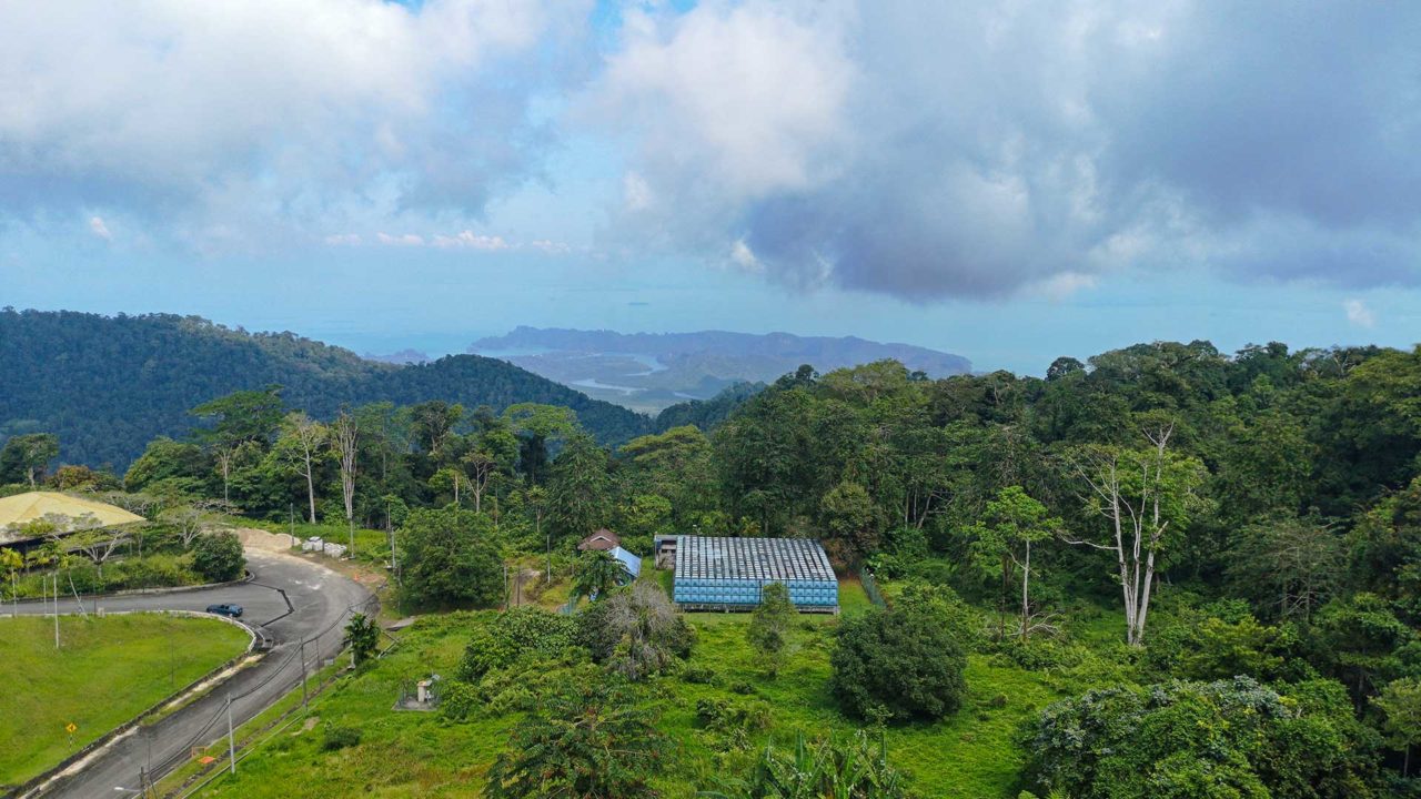 Aussicht vom Gunung Raya auf Langkawi