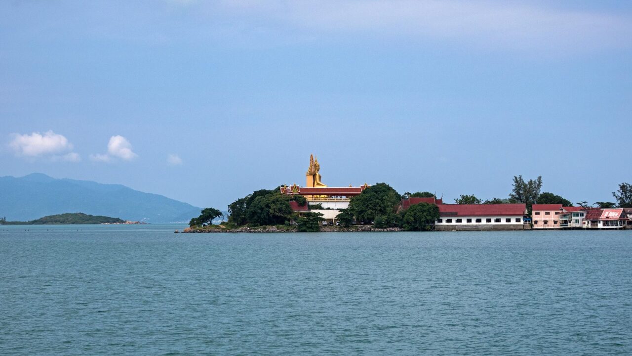 Aussicht von Bangrak auf Big Buddha, Koh Samui