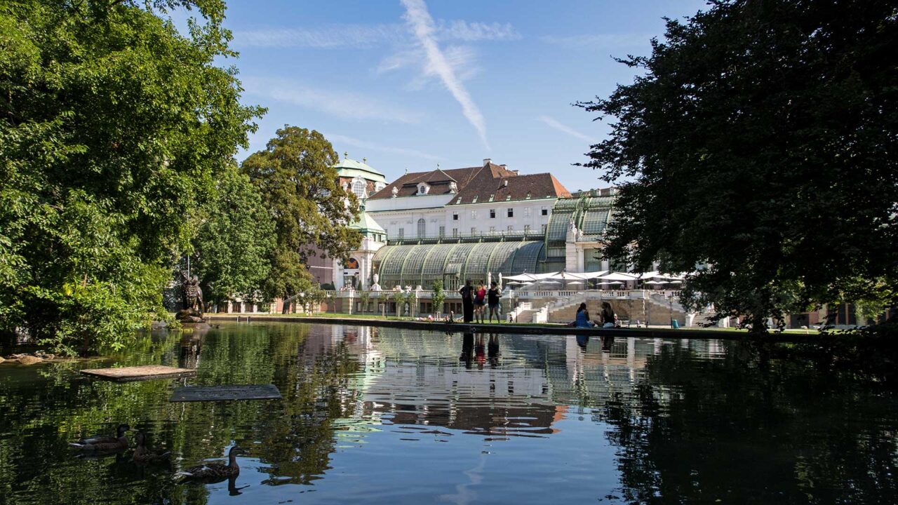 The Burggarten of Vienna