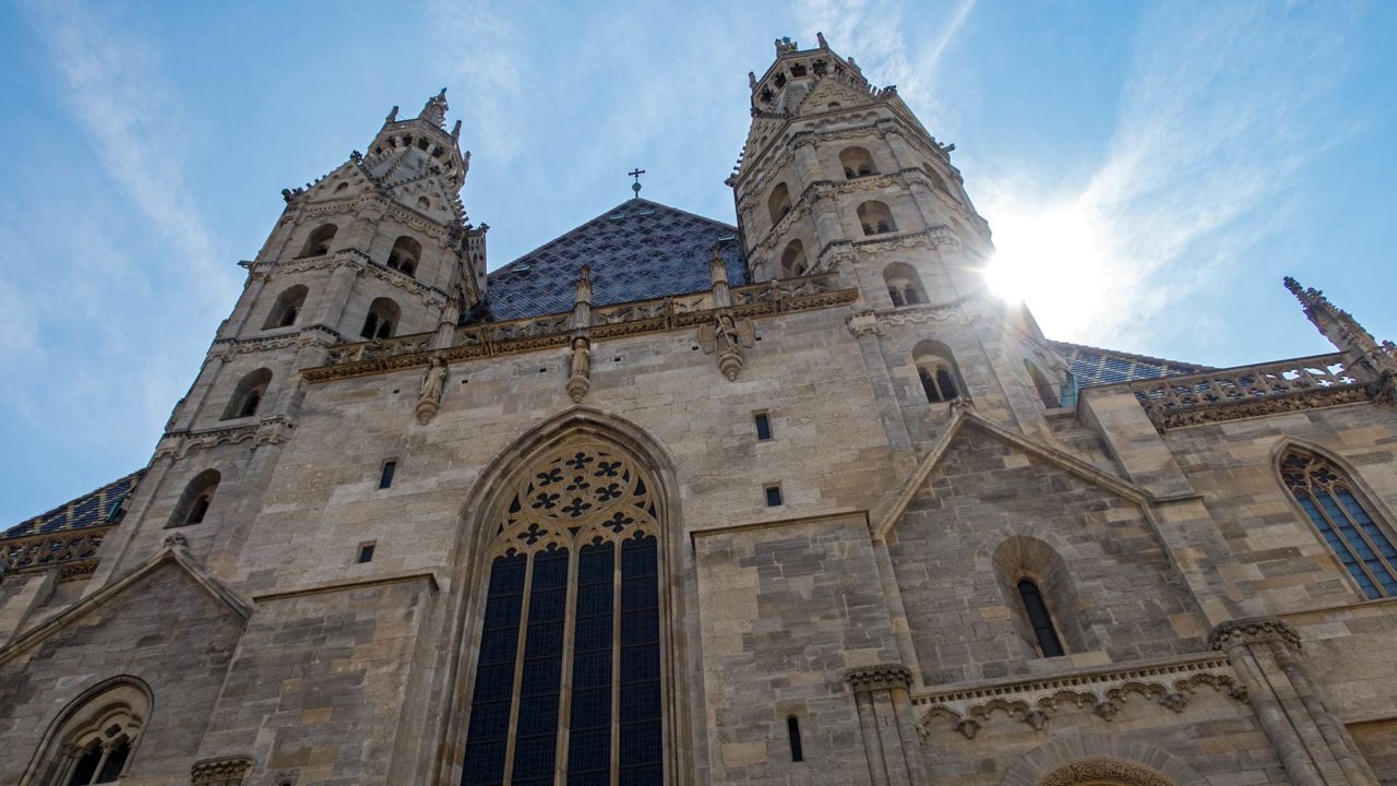 St. Stephen's Cathedral near the Graben in Vienna, Austria