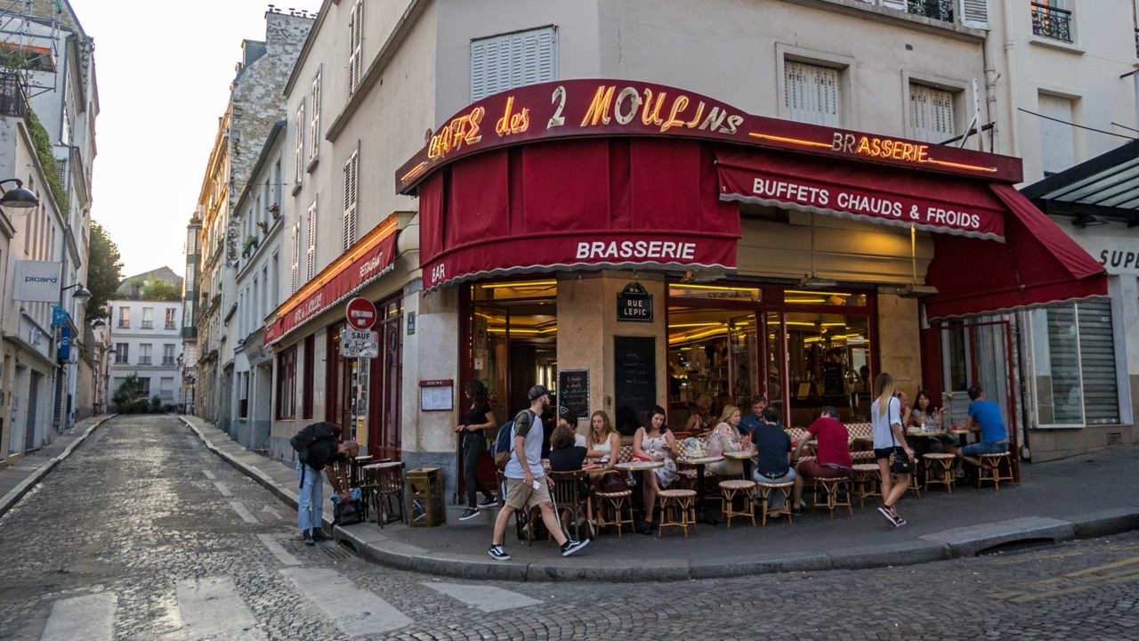 The Café des 2 Moulins from the movie The Fabulous Destiny of Amélie Poulain