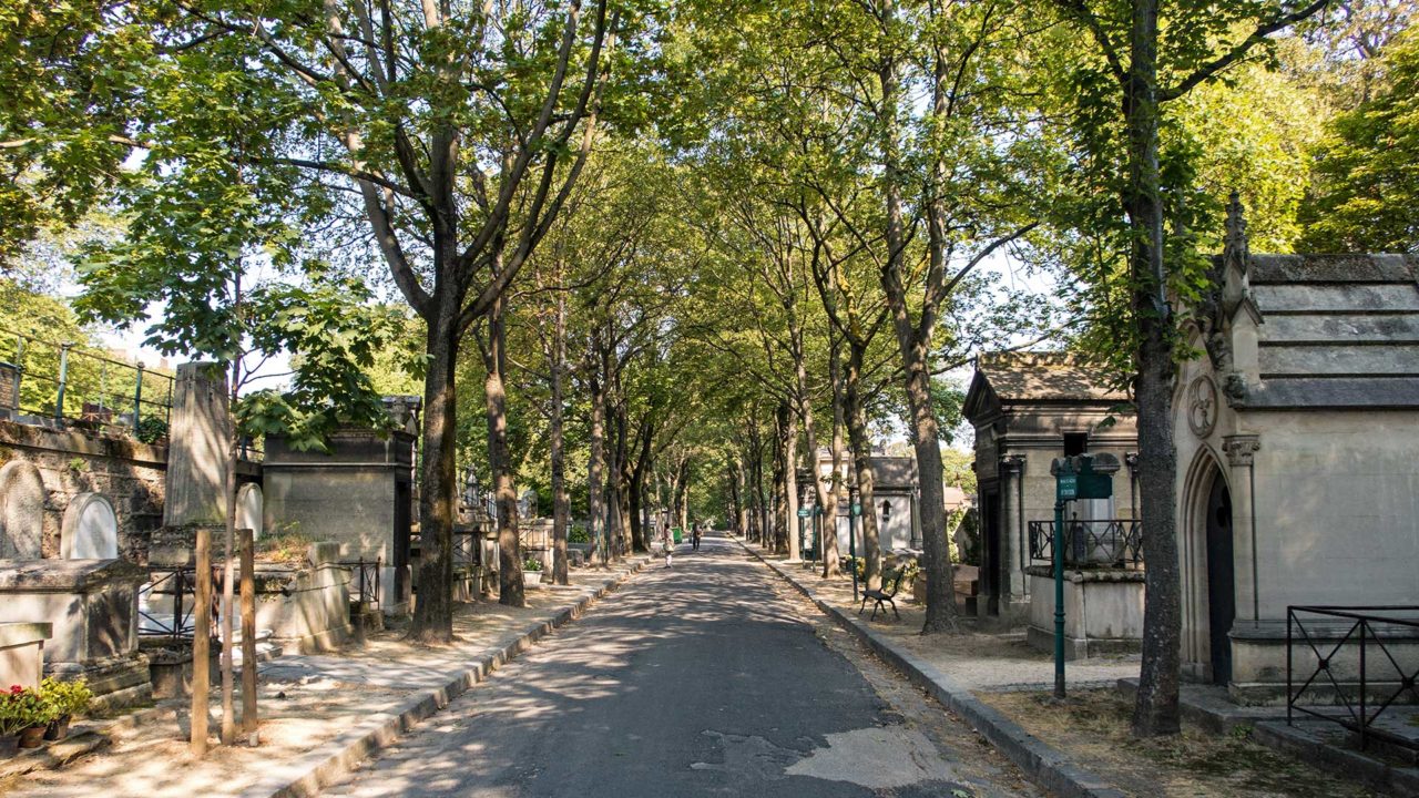The Cimetière de Montmartre, the cemetery of Montmartre, Paris North