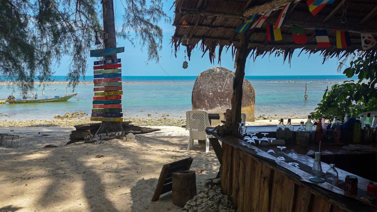 Die Cool Bar im Süden von Koh Samui