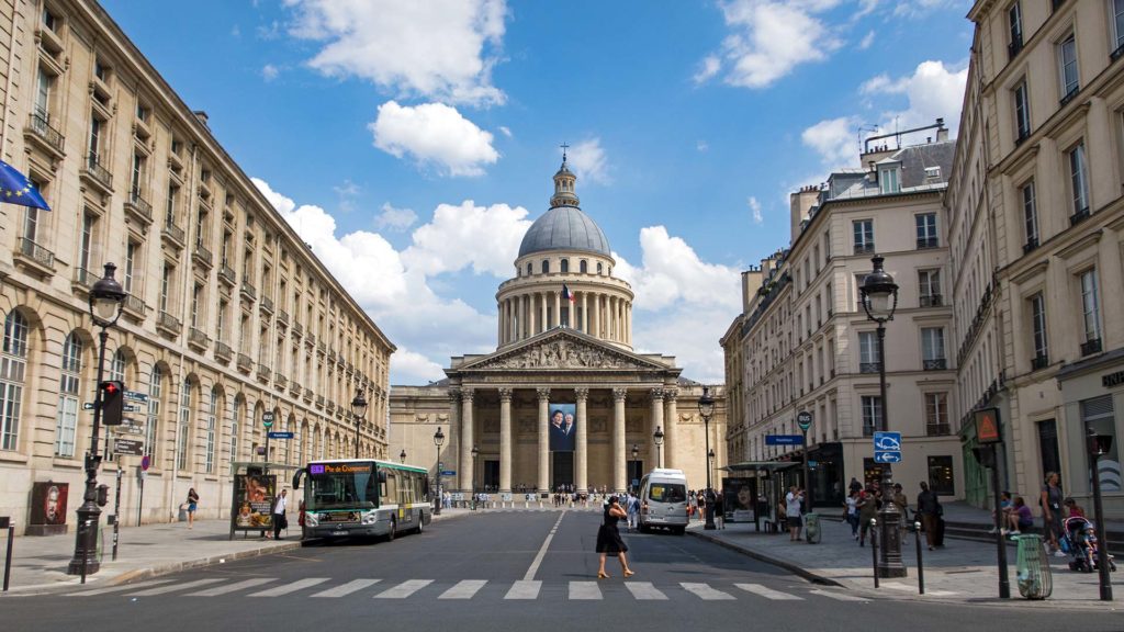 The Pantheon, the national Hall of Fame of France in Paris