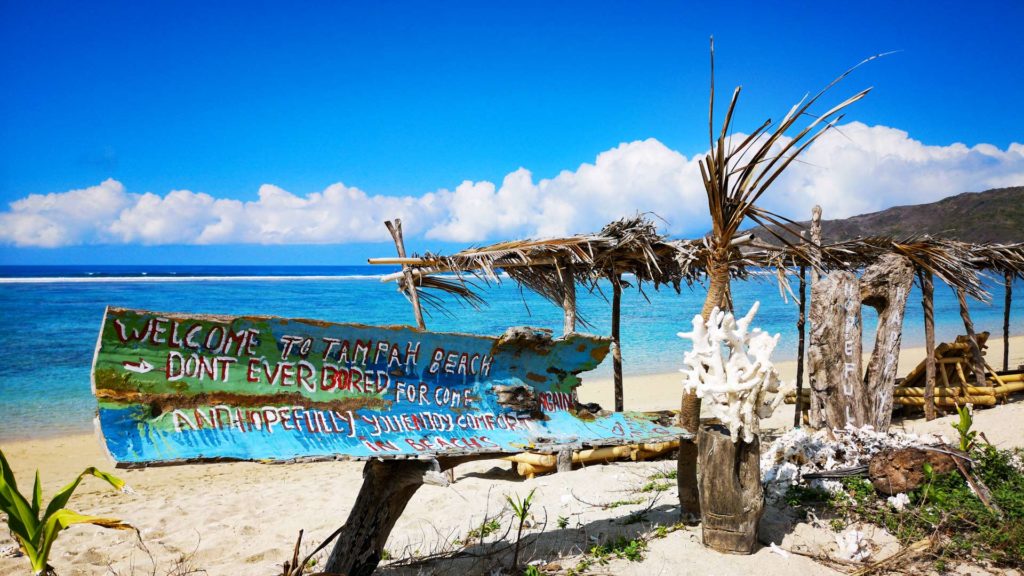 Tampah Beach (Pantai Tampah) im Süden von Lombok