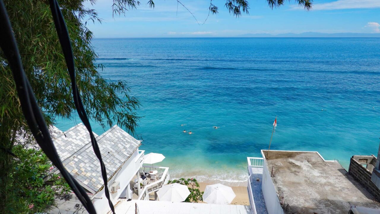 View of Bingin Beach in Uluwatu, Bali