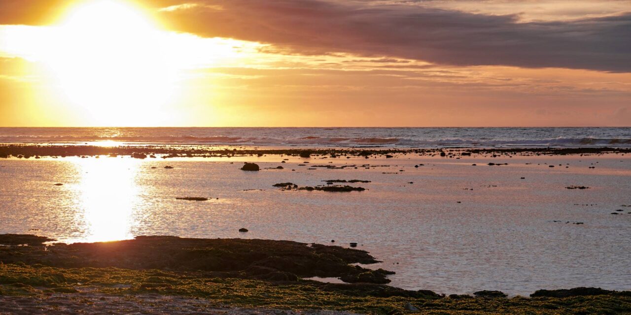 Sunset at Balangan Beach in Uluwatu, Bali