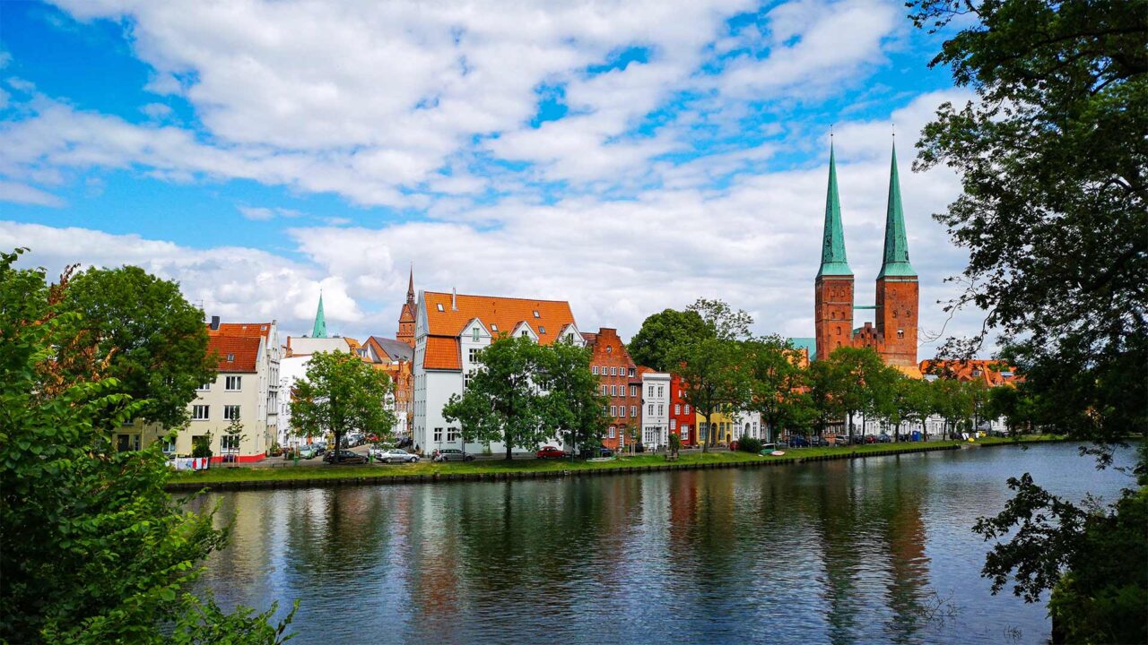 View of the Lübeck Cathedral