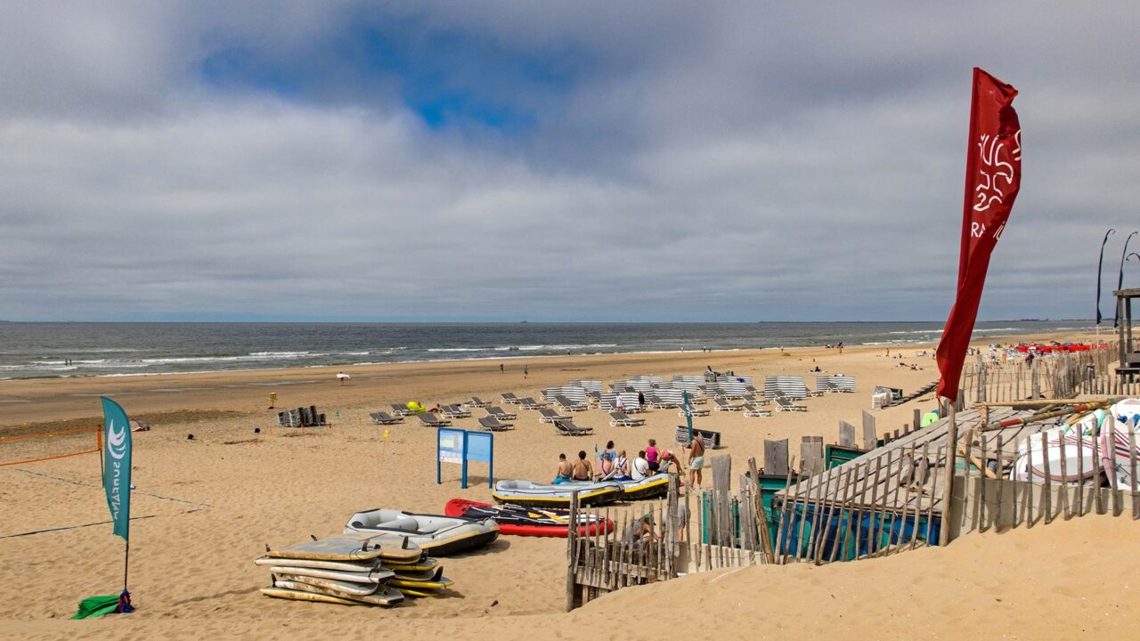 Der Strand von Bloemendaal aan Zee