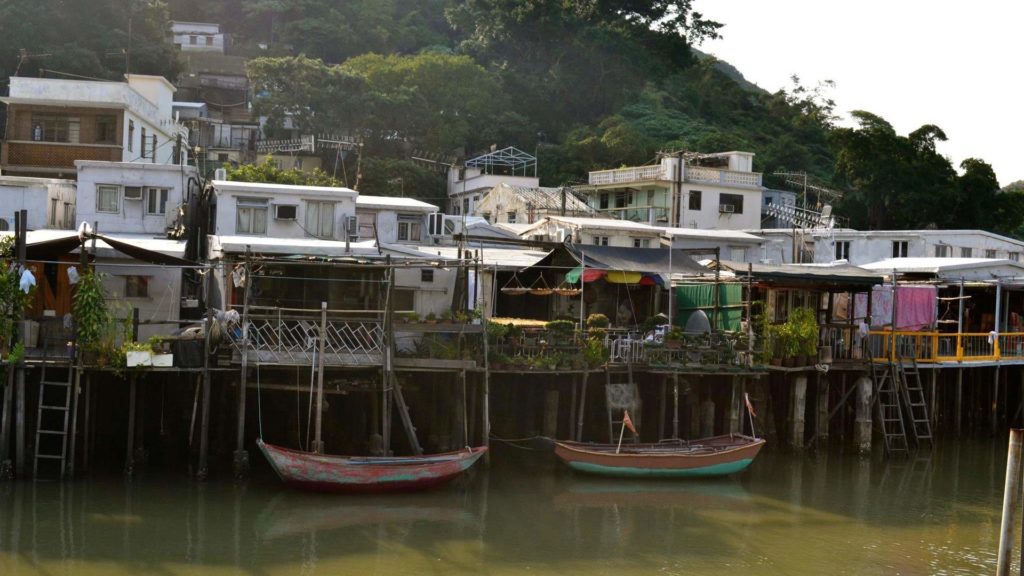 Das Dorf Tai O in der Nähe von Hong Kong