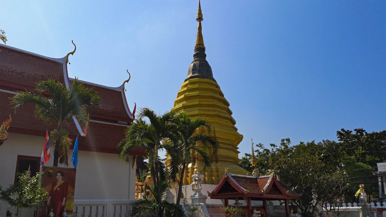 Der kleine Wat Pan Ping, ein wenig besuchter Tempel in Chiang Mai