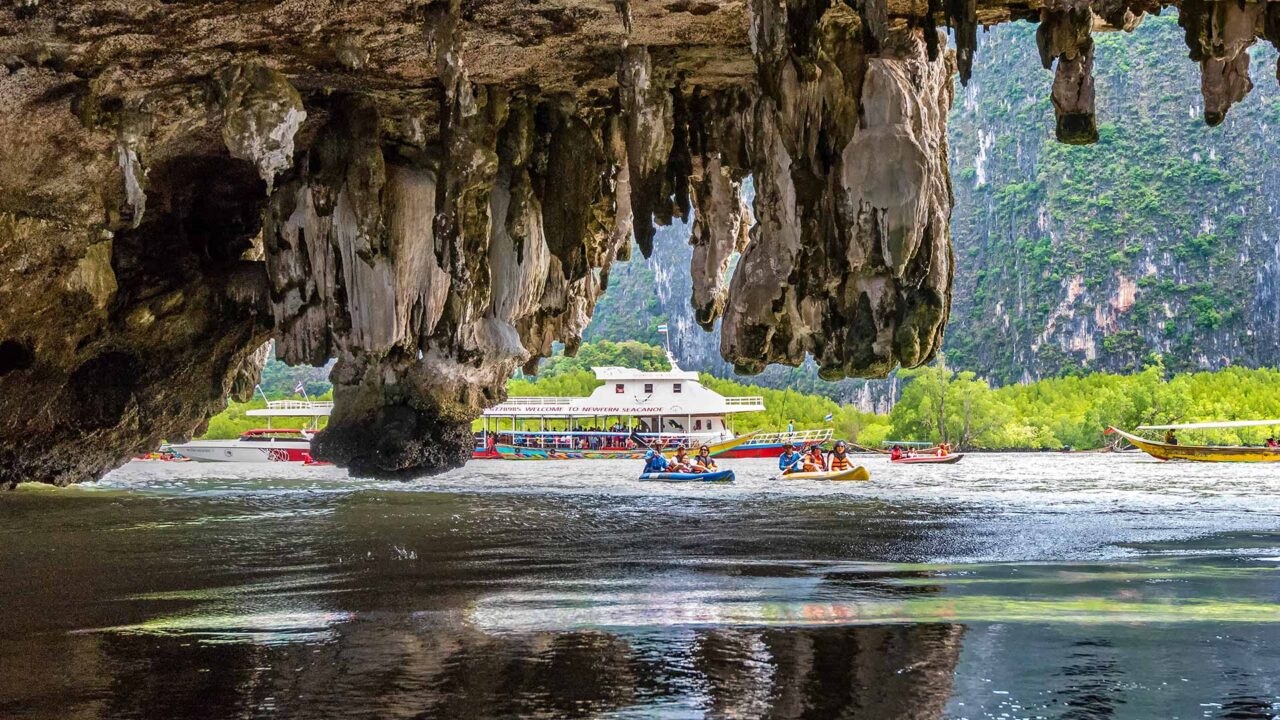 Kayaks on the James Bond Island Tour at Koh Thalu Ok