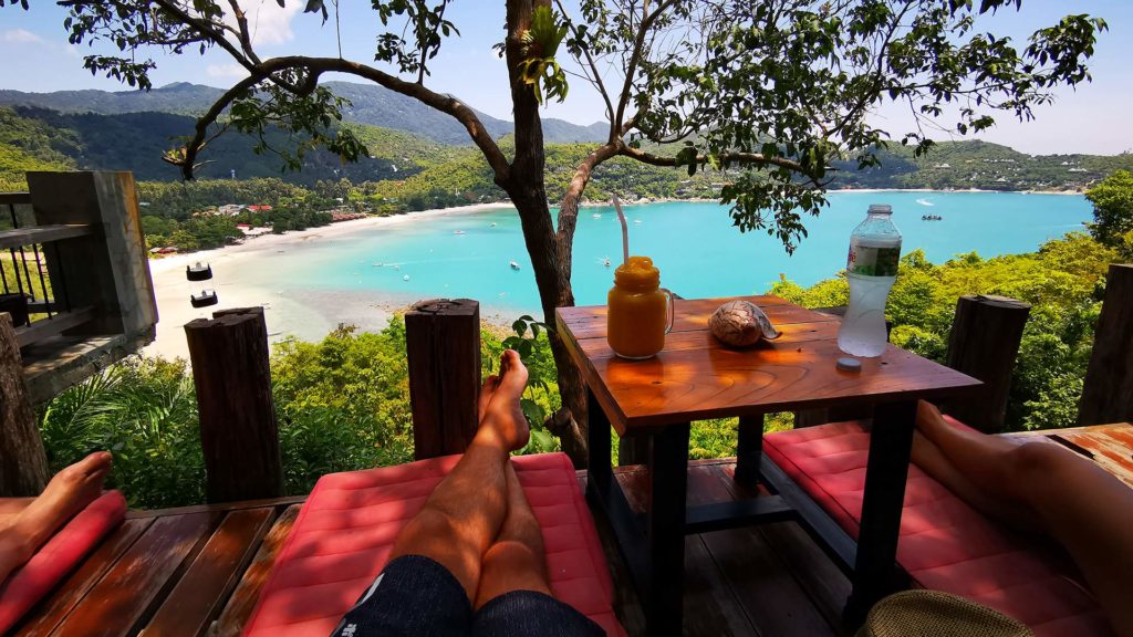 View from 2C Bar on Thong Nai Pan, Koh Phangan