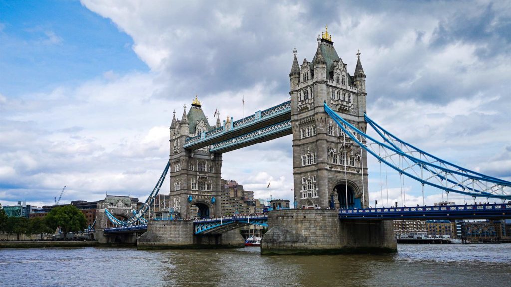 The Tower Bridge of London - one of the city's most popular sights