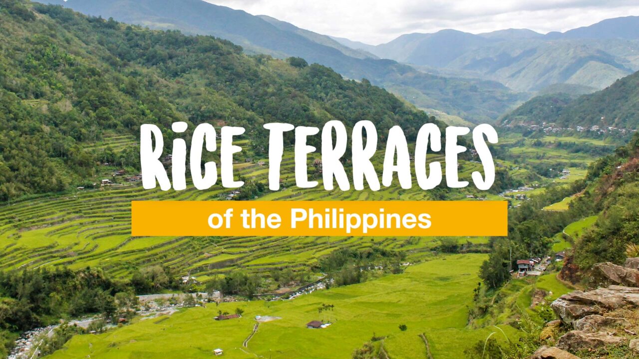 The rice terraces of the Philippines