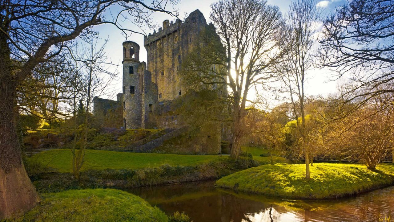 Der Blarney Castle in Cork, Irland