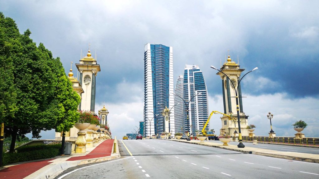 Die Seri Gemilang Bridge von Putrajaya