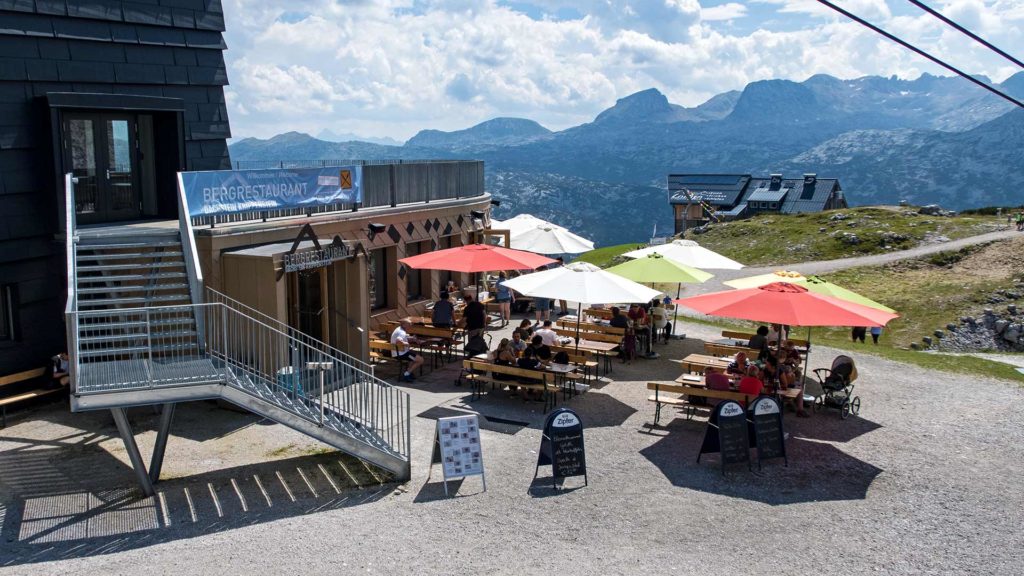Bergrestaurant auf dem Dachstein Krippenstein in Österreich