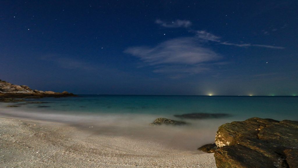 Ao Nuan auf Koh Samet bei Nacht