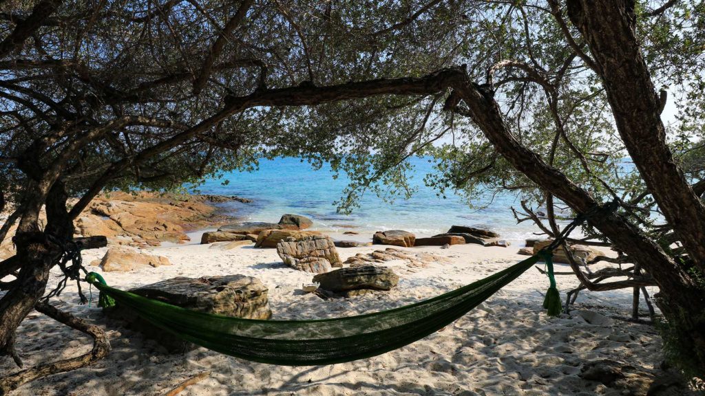 Hängematte am Ao Nuan Beach auf Koh Samet