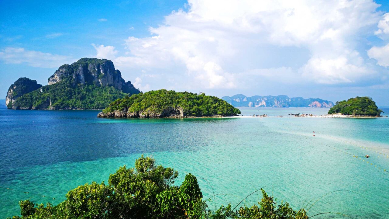 Der Chicken Island Viewpoint vor der Küste von Ao Nang