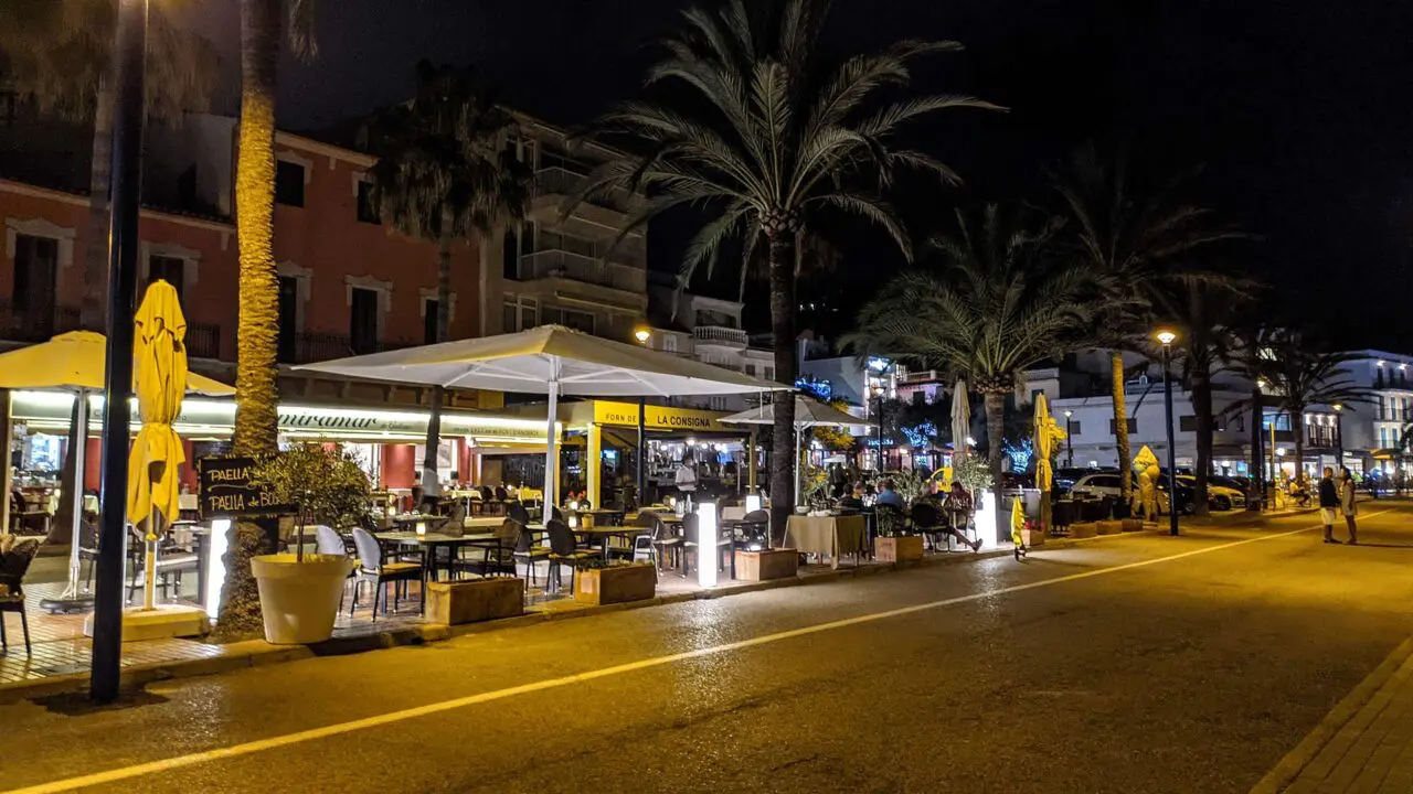 Nightlife at Port d'Andratx, Mallorca