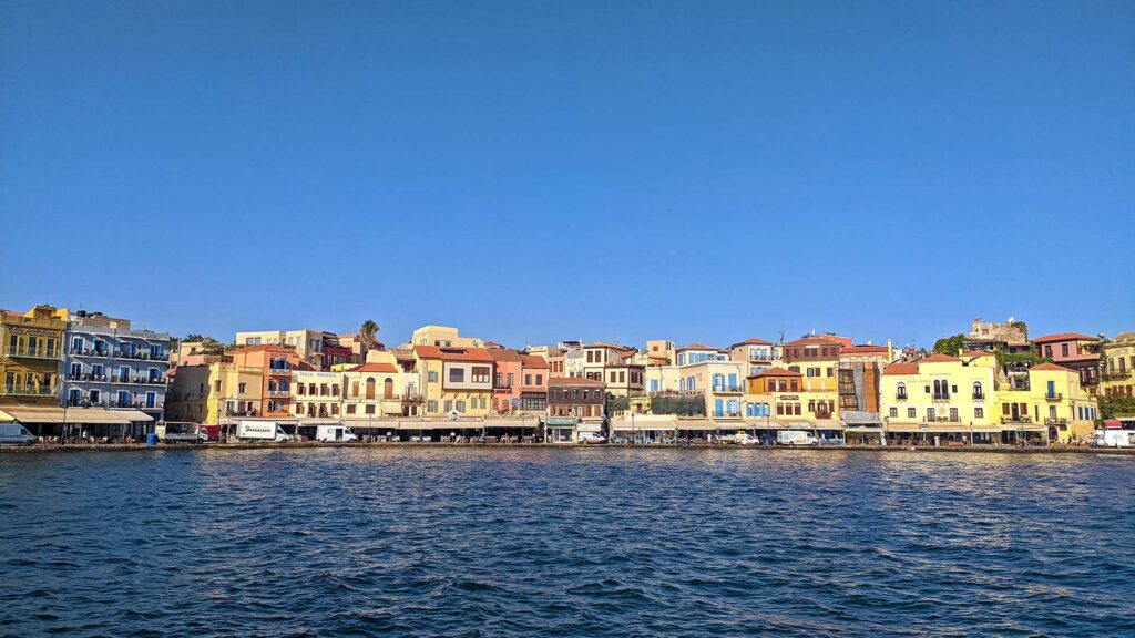 The beautiful old town of Chania, Crete