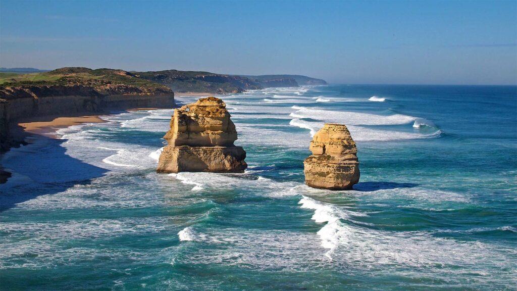 Zwei Felsen bei den 12 Apostles, Great Ocean Road Australien