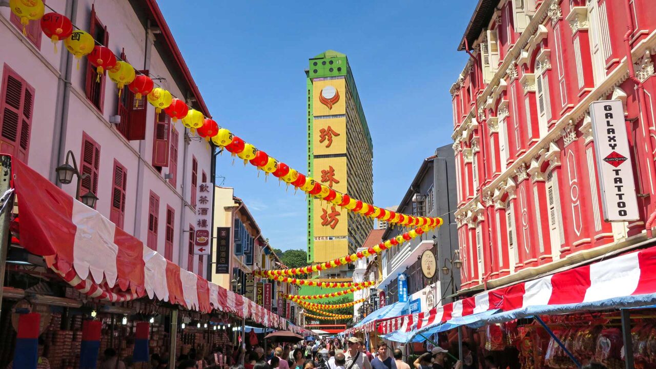 The Peoples Park Complex in Chinatown, Singapore