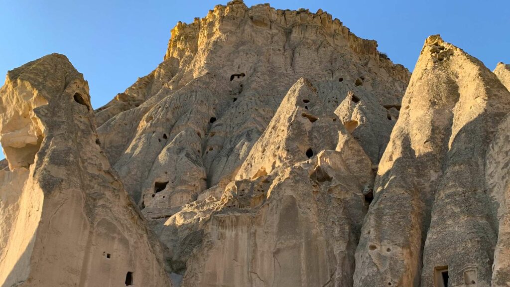 Das komplexe Höhlensystem des Klosters von Selime