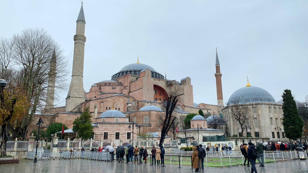 Visiting the Hagia Sophia is one of the most famous things to do in Istanbul